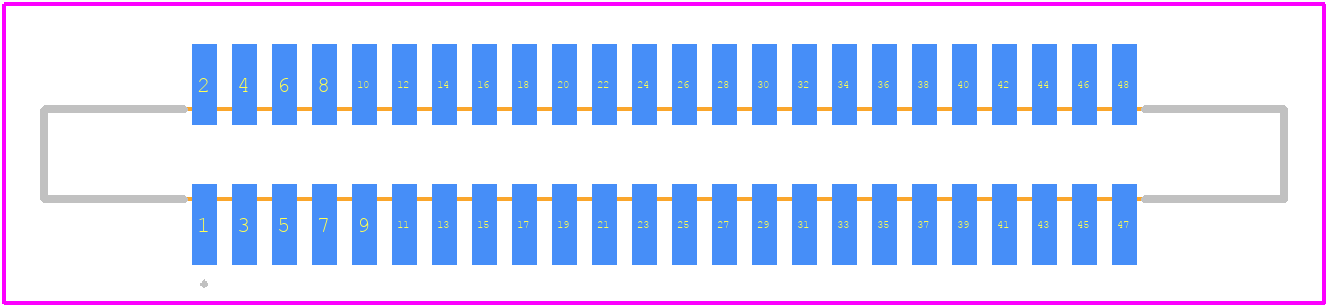 FFC3A20-24-T - GCT (GLOBAL CONNECTOR TECHNOLOGY) PCB footprint - Other - Other - FFC3A20-24-T-1