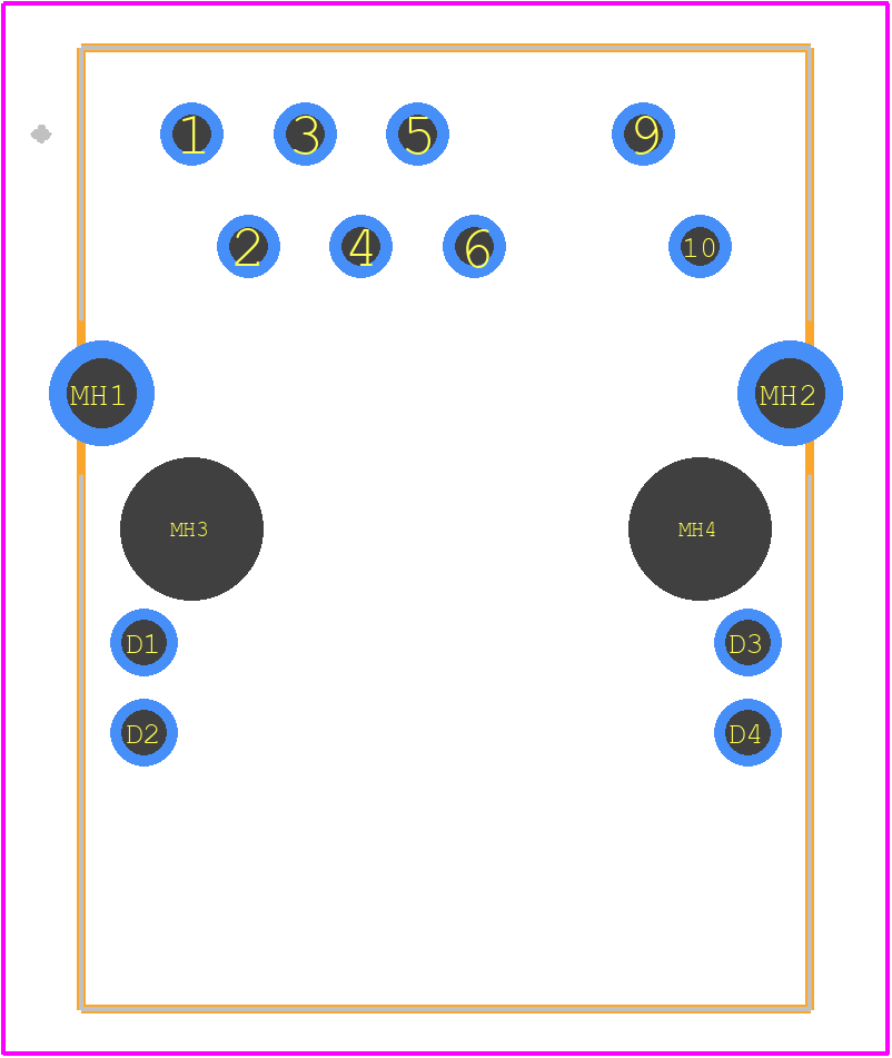 1-6605834-1 - Bel PCB footprint - Other - Other - 1-6605834-1-1