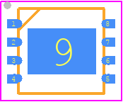 ACT6358NH-T - Active-Semi PCB footprint - Small Outline No-lead - Small Outline No-lead - ACT6358NH-T