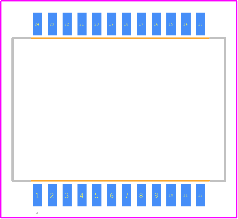 HX6098NLT - Yageo Group PCB footprint - Other - Other - HX6098NLT-3