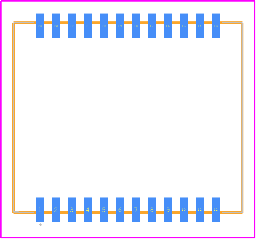 HX6098FNLT - Yageo Group PCB footprint - Other - Other - HX6098FNLT-2