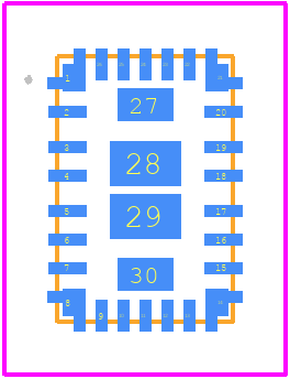 TPSM63603SRDHR - Texas Instruments PCB footprint - Other - Other -  RDH0030A
