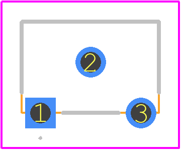 3306W-1-502 - Bourns PCB footprint - Other - Other - 3306W-1-502-2