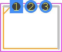 ZTX450 - Diodes Incorporated PCB footprint - Transistor Outline, Vertical - Transistor Outline, Vertical - TO-92