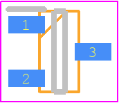 S9015 M6 - China Base PCB footprint - SOT23 (3-Pin) - SOT23 (3-Pin) - S9015 M6