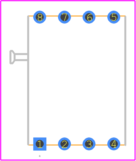 HSCDRNN015PAAA3 - Honeywell PCB footprint - Other - Other - HSCDRNN015PAAA3-1