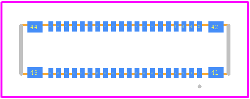 WP7B-S040VA1-R8000 - JAE PCB footprint - Other - Other - WP7B-S040VA1-R8000-3