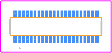 DF40TC-40DP-0.4V(51) - Hirose PCB footprint - Other - Other - DF40TC-40DP-0.4V(51)-2