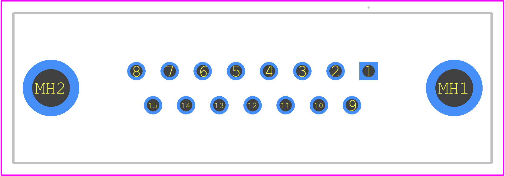 09662756582741 - HARTING PCB footprint - Other - Other - 9662756582741-2
