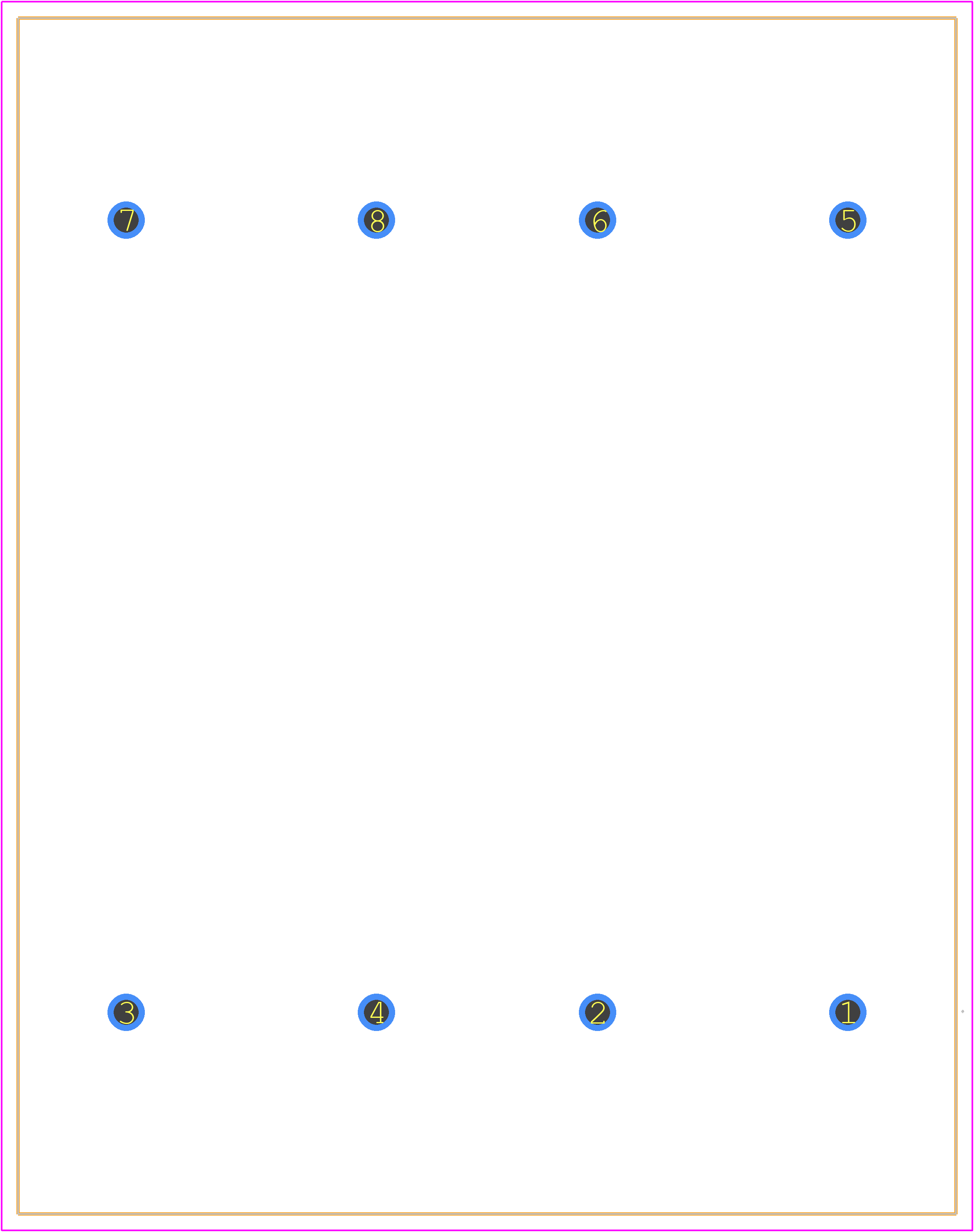FP40-600 - Triad Magnetics PCB footprint - Other - Other - FP40-600-2
