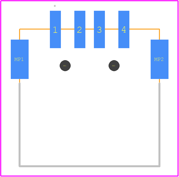 AF QTZB1.0 - Shou Han PCB footprint - Other - Other - AF QTZB1.0-2