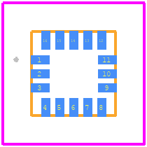 BMC050 - BOSCH PCB footprint - Other - Other - BMC050-2