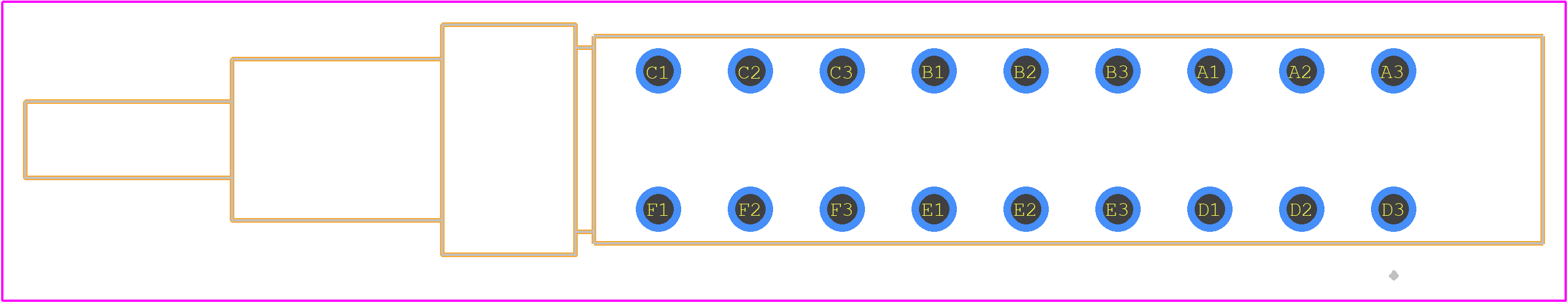 F6UEE - LITTELFUSE PCB footprint - Other - Other - F6UEE-3