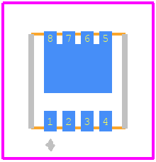 FDMC7672S - onsemi PCB footprint - Other - Other - WDFN8 3.3x3.3, 0.65P_CASE 511DQ