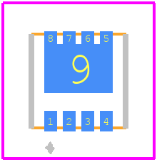 FDMC7680 - onsemi PCB footprint - Other - Other - MLP3.3X3.3