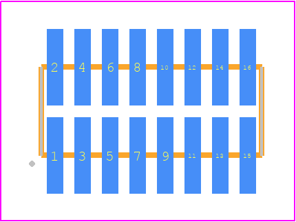 FTM-108-02-L-DV - SAMTEC PCB footprint - Other - Other - FTM-108-XX-Y-DV