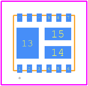 FDMQ8403 - onsemi PCB footprint - Other - Other - FDMQ8403-3
