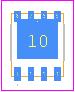 FDMS2734 - onsemi PCB footprint - Other - Other - WDFN8 5x6, 1.27P CASE 506DP ISSUE O_1