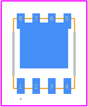 FDMS86520L - onsemi PCB footprint - Other - Other - PQFN8 5X6, 1.27P CASE 483AE ISSUE C