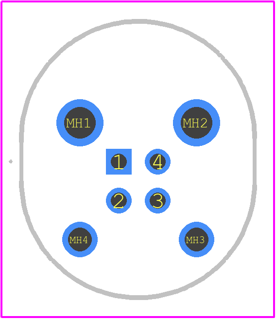 HSDNCSPPCB14A - Amphenol PCB footprint - Other - Other - HSDNCSPPCB14A-2
