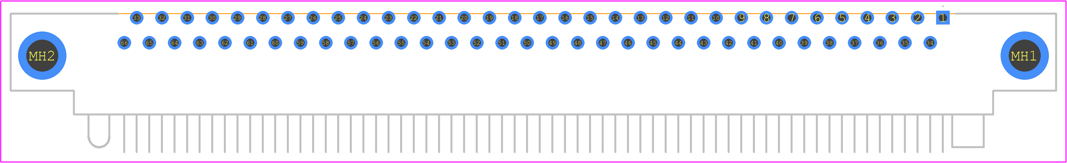 WTB66PR11SY - Molex PCB footprint - Other - Other - WTB66PR11SY-1