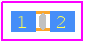 0435005.KRHF - LITTELFUSE PCB footprint - Fuses Chip - Fuses Chip - 0402 (1005 Metric)