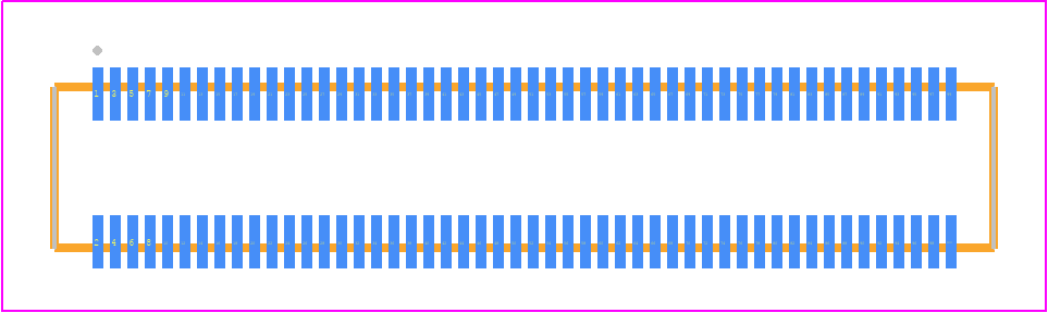 ST4-50-1.50-L-D-P-TR - SAMTEC PCB footprint - Other - Other - ST4-50-X.XX-L-D-P-TR