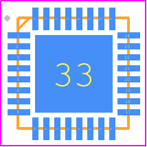 up9512s - Micro Power Intellect PCB footprint - Quad Flat No-Lead - Quad Flat No-Lead - WQFN4x4 - 32L