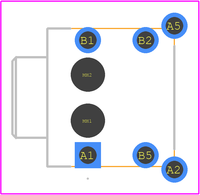 ST-4235-3/3-N - Kycon PCB footprint - Other - Other - ST-4235-3/3-N-2