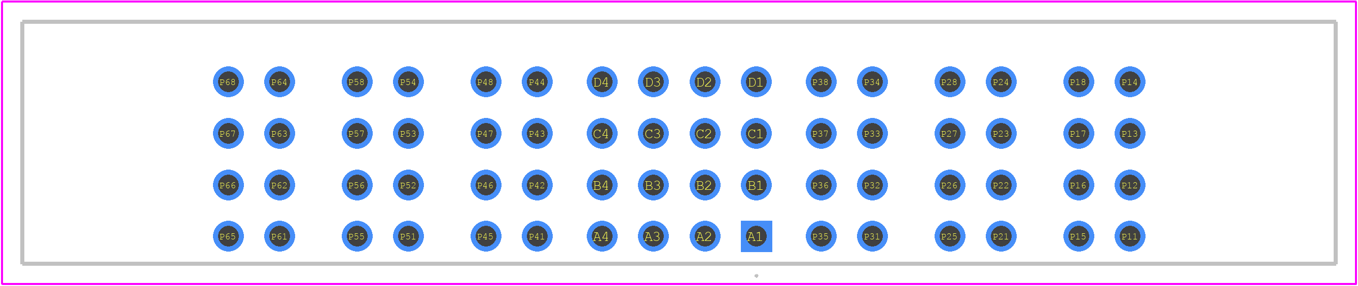 51750-105 - Amphenol PCB footprint - Other - Other - 51750-105-2