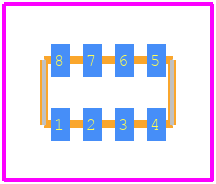 EXB-38V105JV - Panasonic PCB footprint - Other - Other - EXB38V_FFW