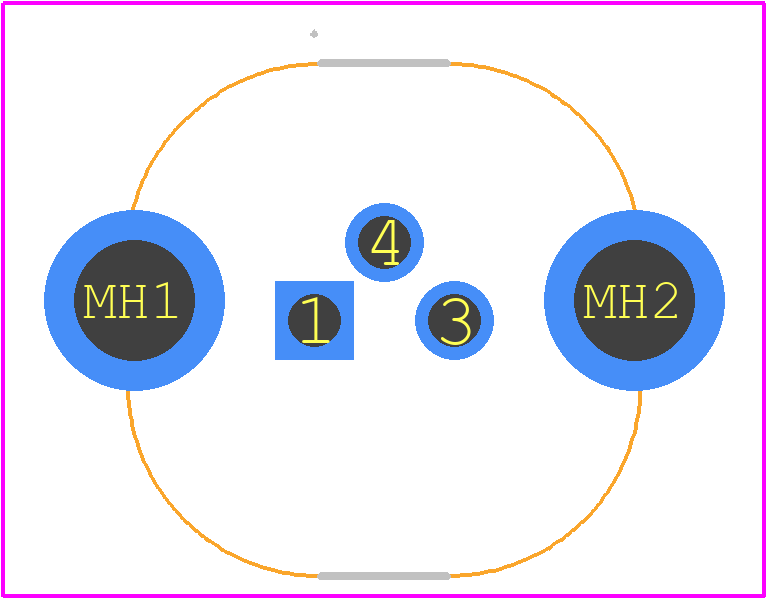 M8S-03PFFP-SF8001 - Amphenol PCB footprint - Other - Other - M8S-03PFFP-SF8001-4