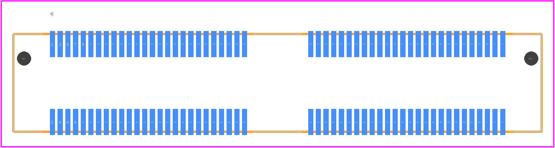 QFSS-032-04.25-L-D-DP-A - SAMTEC PCB footprint - Other - Other - QFSS-032-04.25-L-D-DP-A-5