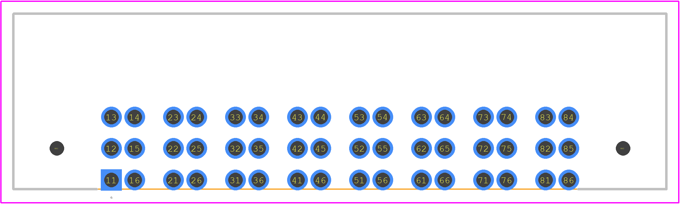 FMPS-08-01-L-S-RA-LC - SAMTEC PCB footprint - Other - Other - FMPS-08-01-L-S-RA-LC-1