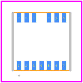 2EDF7235KXUMA1 - Infineon PCB footprint - Other - Other - PG-TFLGA-13-1_2022