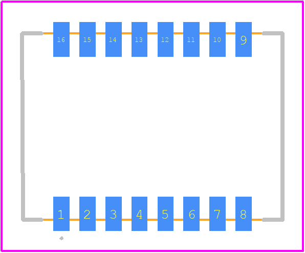 HX2019FNLT - Yageo Group PCB footprint - Other - Other - HX2019FNLT-1