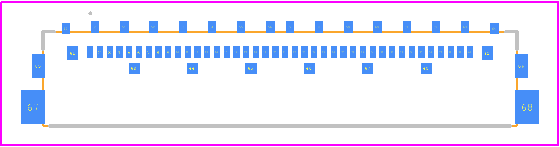 20849-040E-01 - I-Pex PCB footprint - Other - Other - 20849-040E-01-4