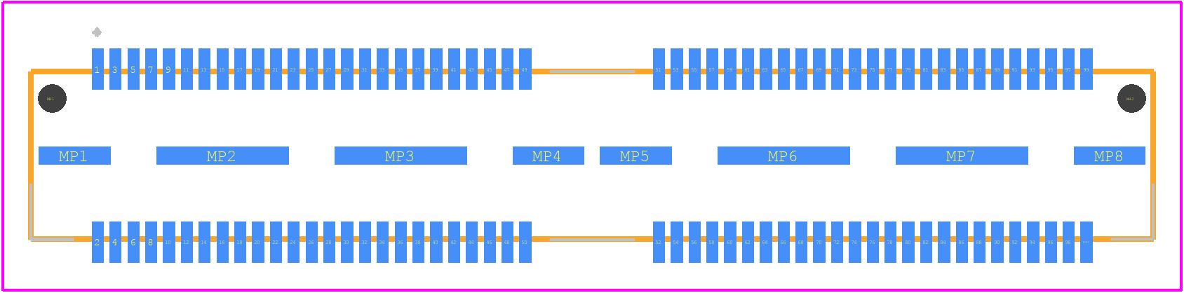 QTS-050-01-L-D-A-GP - SAMTEC PCB footprint - Other - Other - QTS-050-01-L-D-A-GP-3