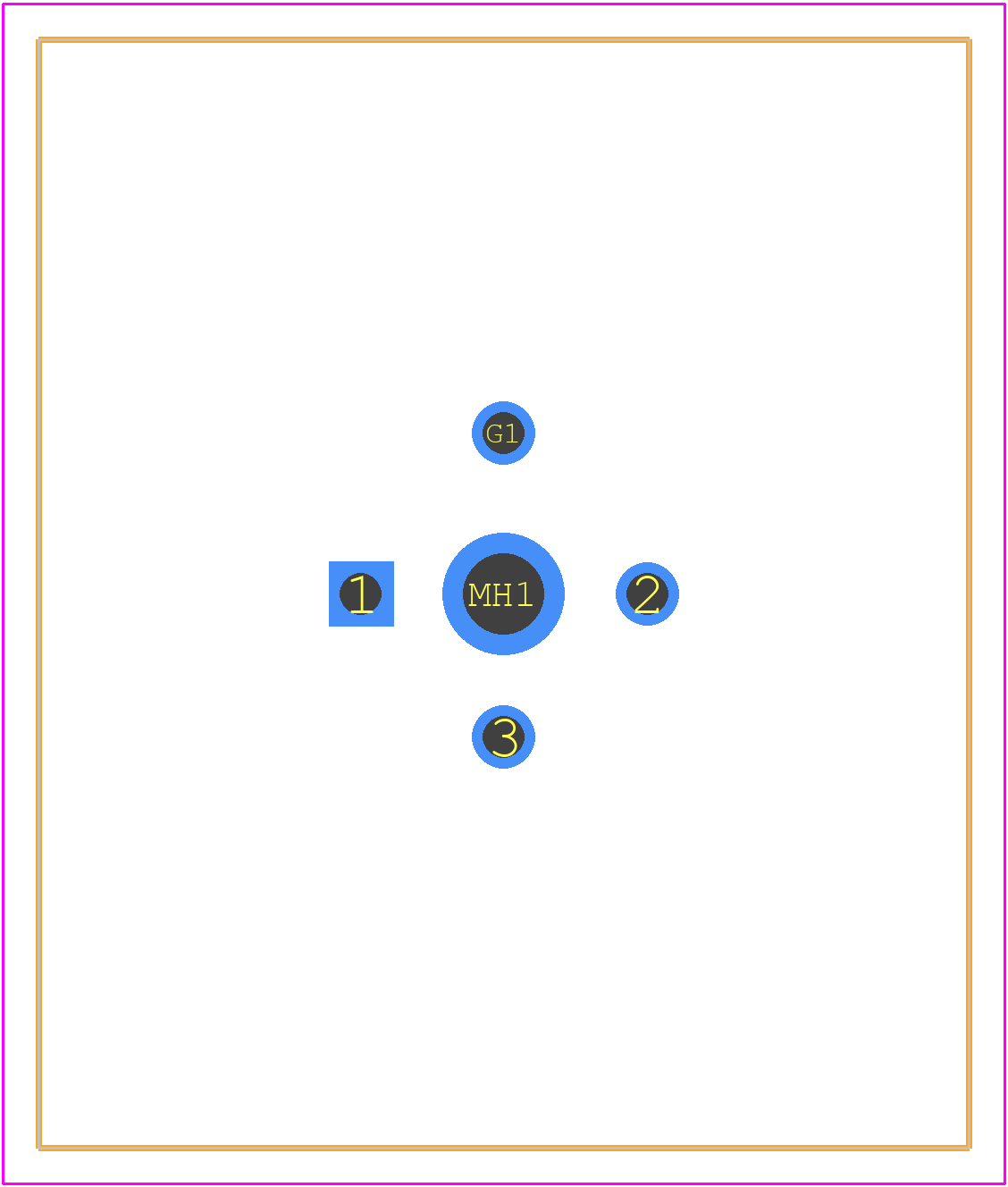 NC3MDV - Neutrik PCB footprint - Other - Other - NC3MDV-1