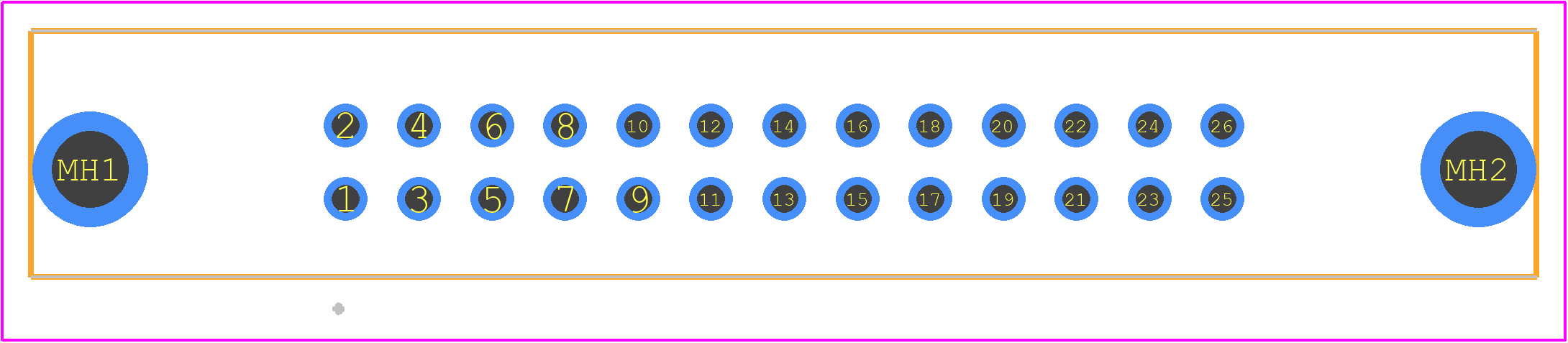 102321-6 - TE Connectivity PCB footprint - Other - Other - 102321-6-1