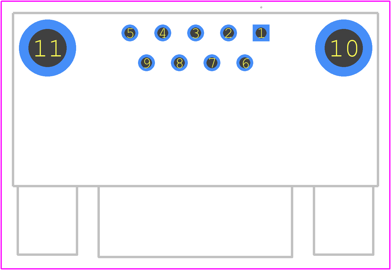 2301844-2 - TE Connectivity PCB footprint - Other - Other - 2301844-2-3