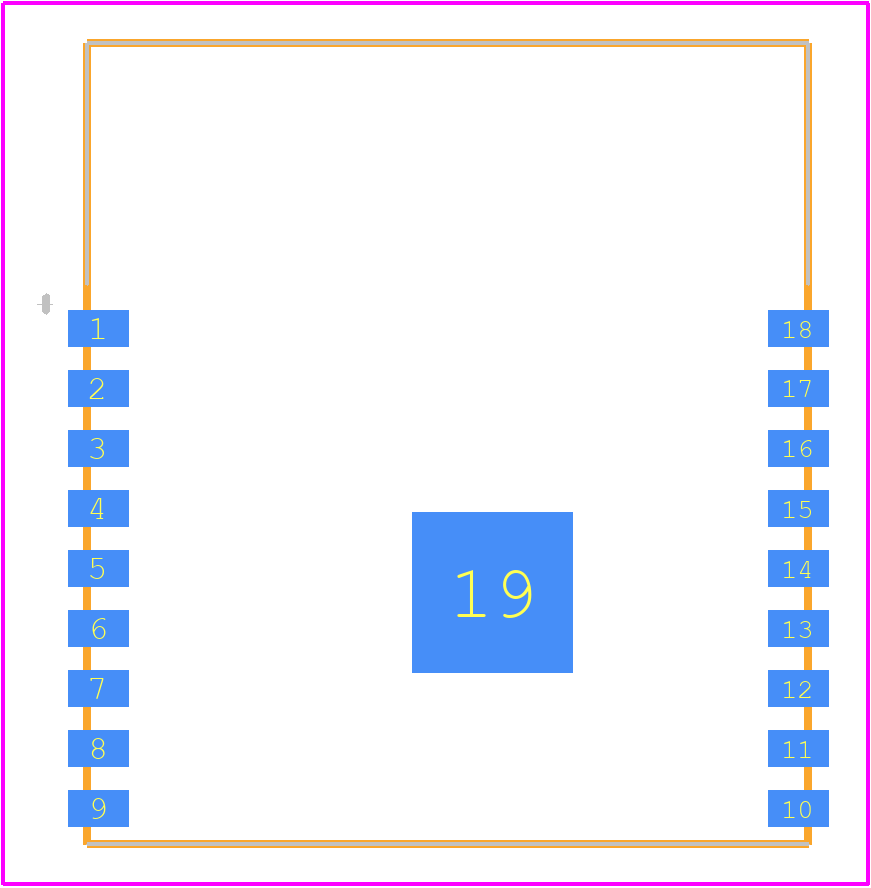 ESP-WROOM-02U (4MB) - Espressif Systems PCB footprint - Other - Other - ESP-WROOM-02U (4MB)-3