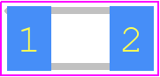 CDBMT260-HF - Comchip Technology PCB footprint - Small Outline Diode Flat Lead - Small Outline Diode Flat Lead - SOD-123H