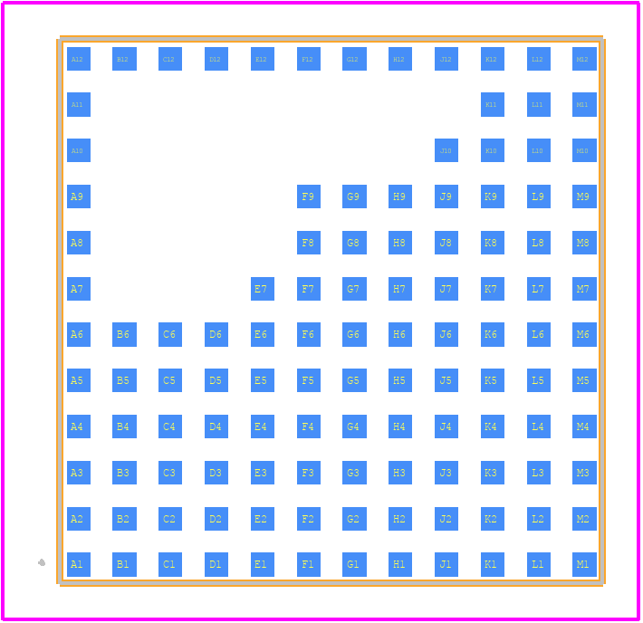 LTM4603EV#PBF - Analog Devices PCB footprint - Other - Other - LGA Package 118-Lead (15mm × 15mm × 2.82mm)