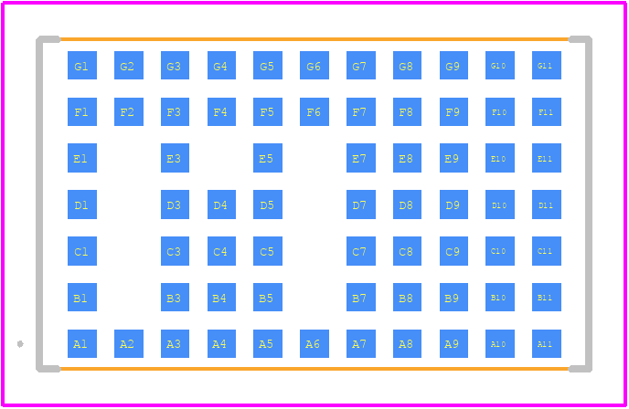 LTM4608EV#PBF - Analog Devices PCB footprint - Other - Other - LGA Package 68-Lead (15mm × 9mm × 2.82mm)_2025-1.2