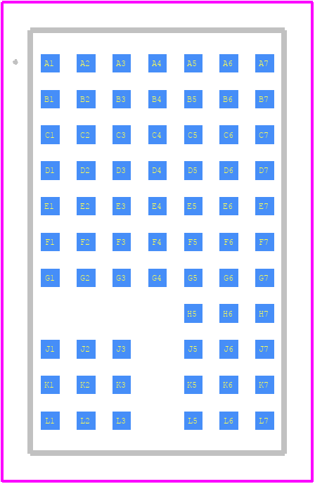 LTM8025EV#PBF - Analog Devices PCB footprint - Other - Other - LGA Package 70-Lead (15mm × 9mm × 4.32mm)_1