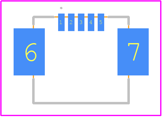 UX60SC-MB-5ST(84) - Hirose PCB footprint - Other - Other - UX60SC-MB-5ST(84)-2