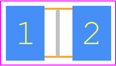 SMAJ58CA-W - Rectron PCB footprint - Diodes Chip Non-polarised - Diodes Chip Non-polarised - DO-214AC