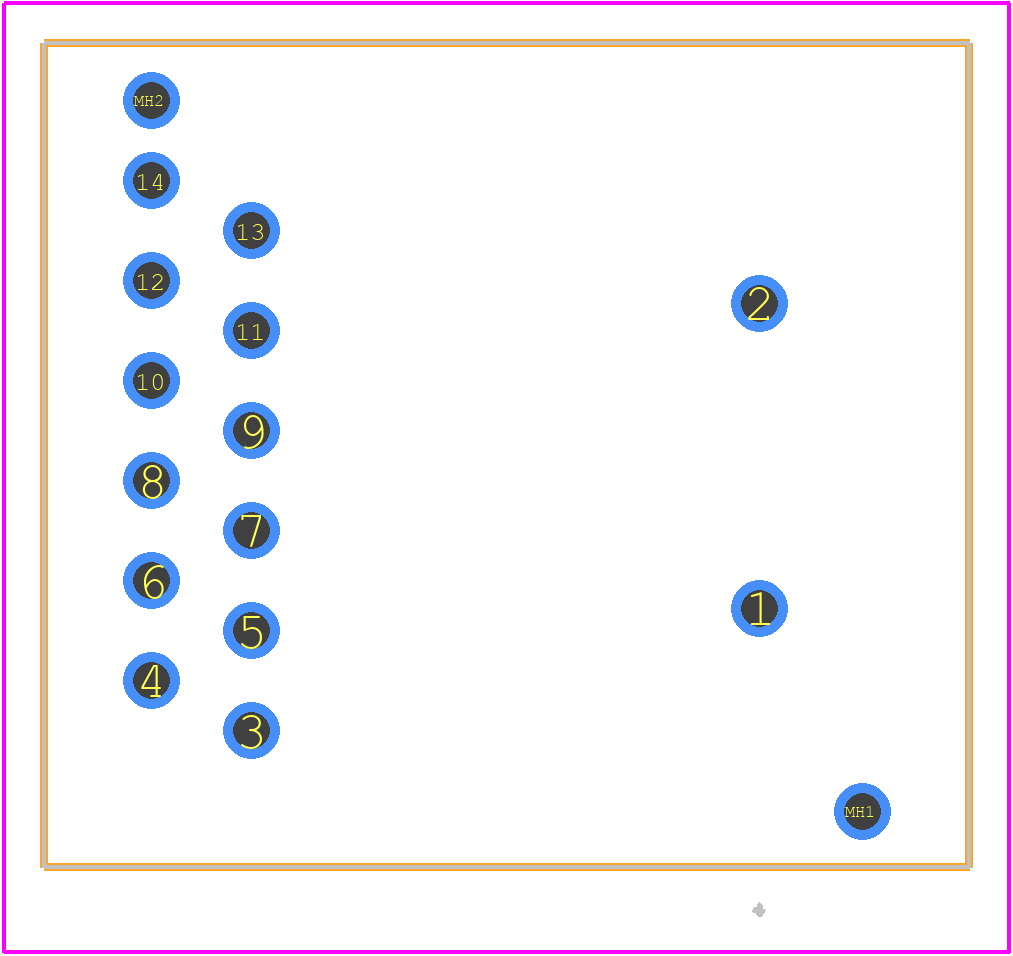 IS15BBFP4RGB - NKK Switches PCB footprint - Other - Other - IS15BBFP4RGB-2