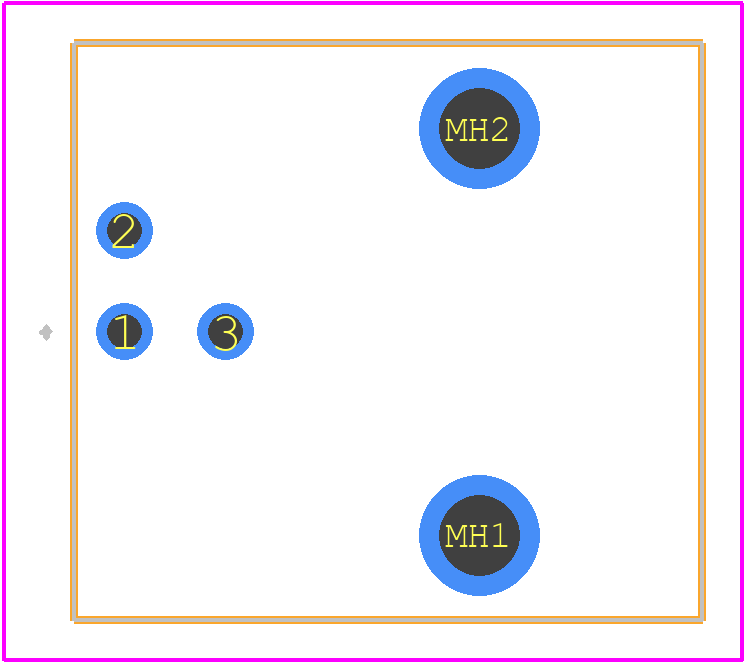 031-6590 - Amphenol PCB footprint - Other - Other - 031-6590-2